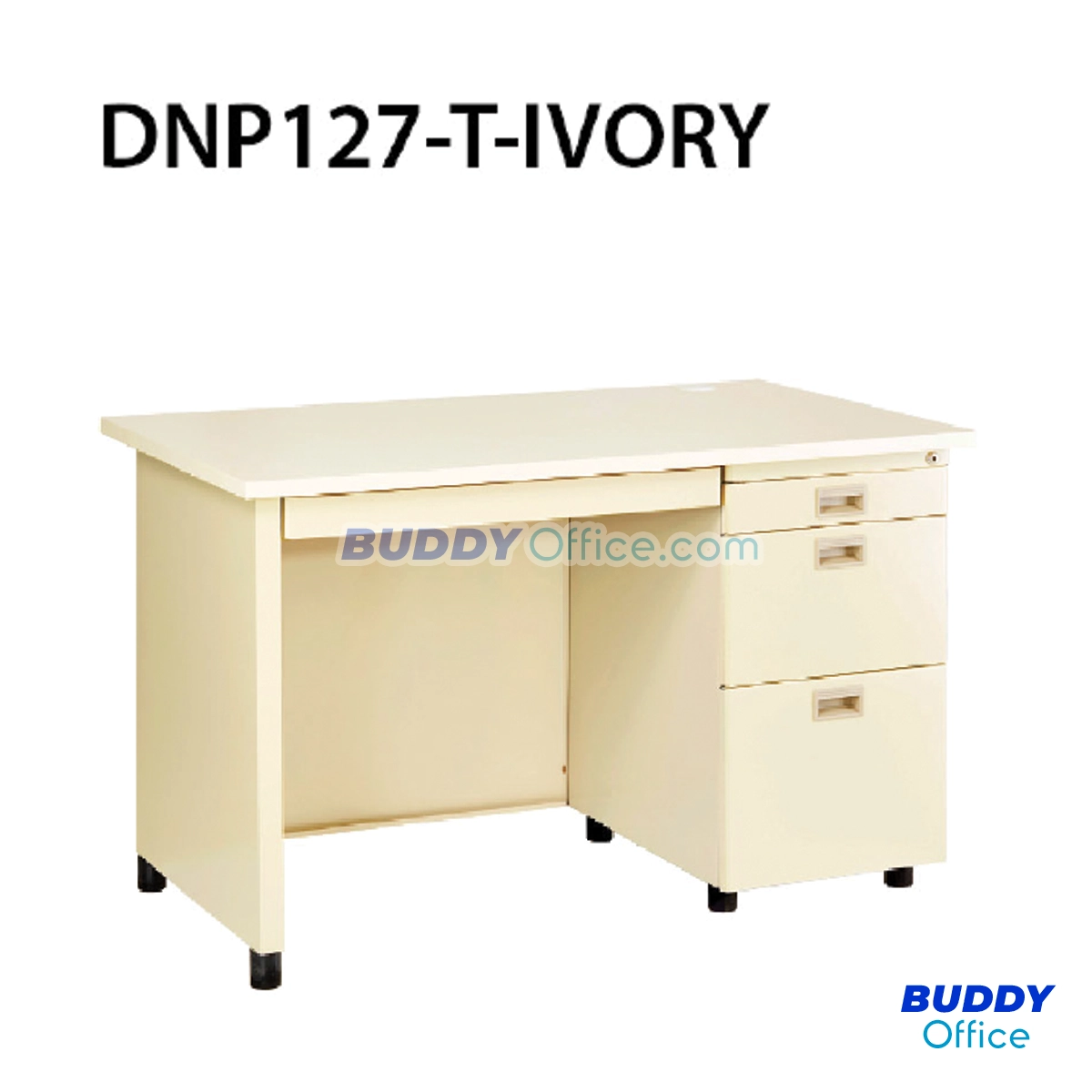 โต๊ะทำงานหน้าไม้ 1.2 เมตร DNP127-T-IVORY