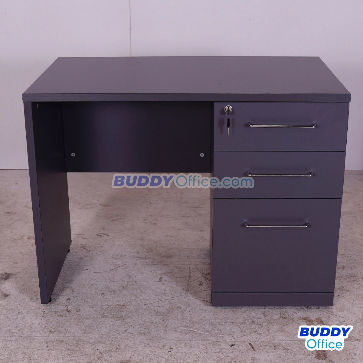 โต๊ะทำงาน 3 ลิ้นชัก ตัวถังเต็ม BO-Desk100