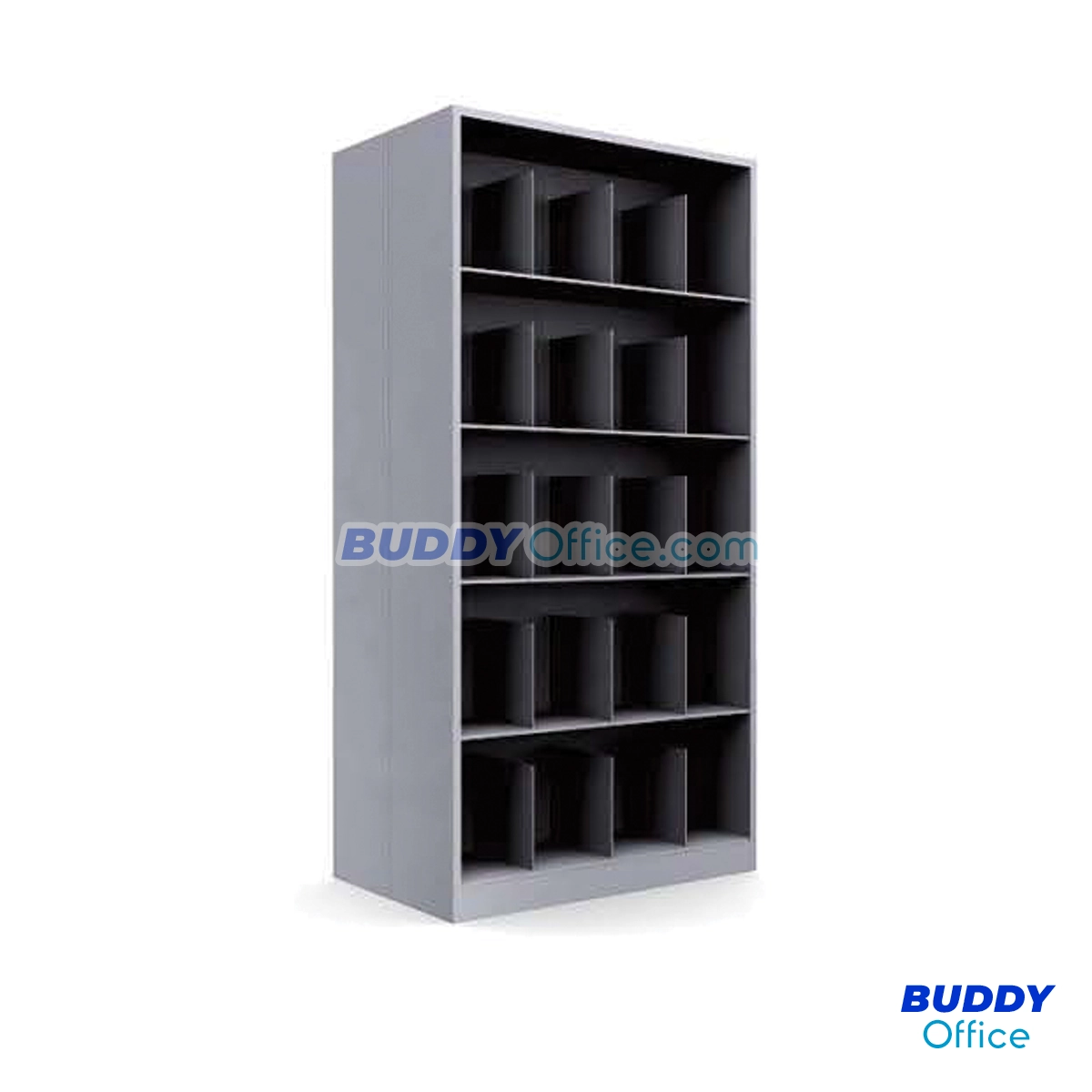 ชั้นวางหนังสือ  20 ช่อง PRV240 / ขนาด W106.6 x D61.2x H213.5ซม.