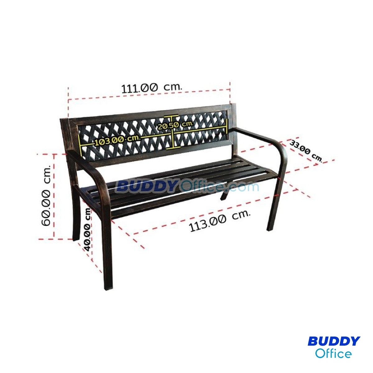 ม้านั่งสนาม HB163G