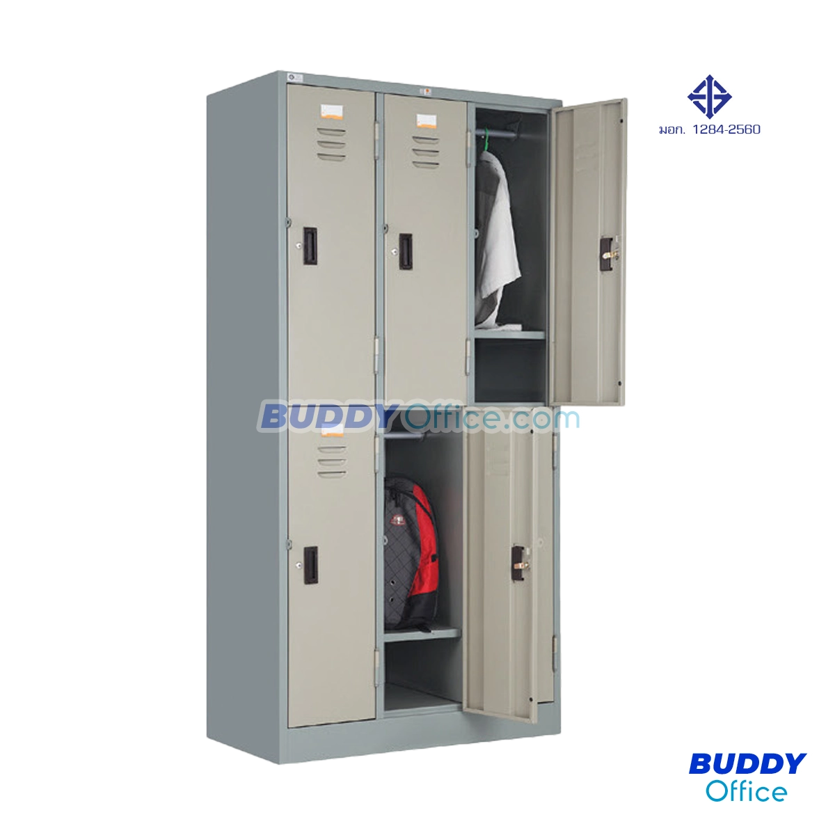 ตู้ล็อคเกอร์ 6 ประตู LK006-6