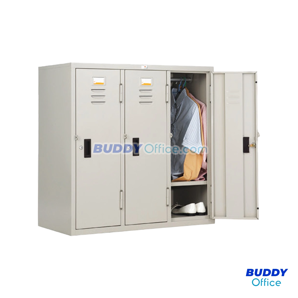 ตู้ล็อคเกอร์เตี้ย 3 ประตู LKM03