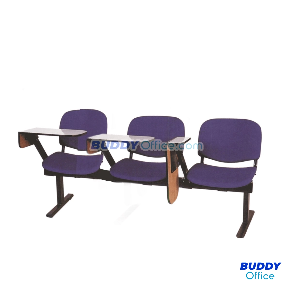 เก้าอี้แถวเลคเชอร์ 3 ที่นั่ง หนัง DT066-3