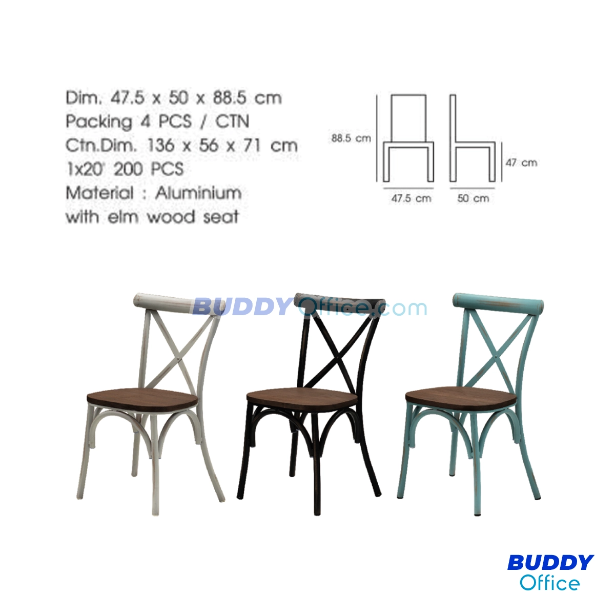 เก้าอี้อเนกประสงค์ BD92196ALAT