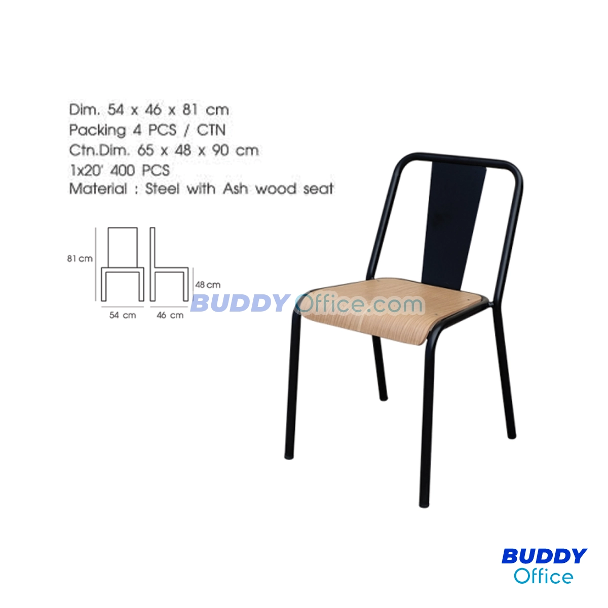 เก้าอี้อเนกประสงค์ BD92221GMWD