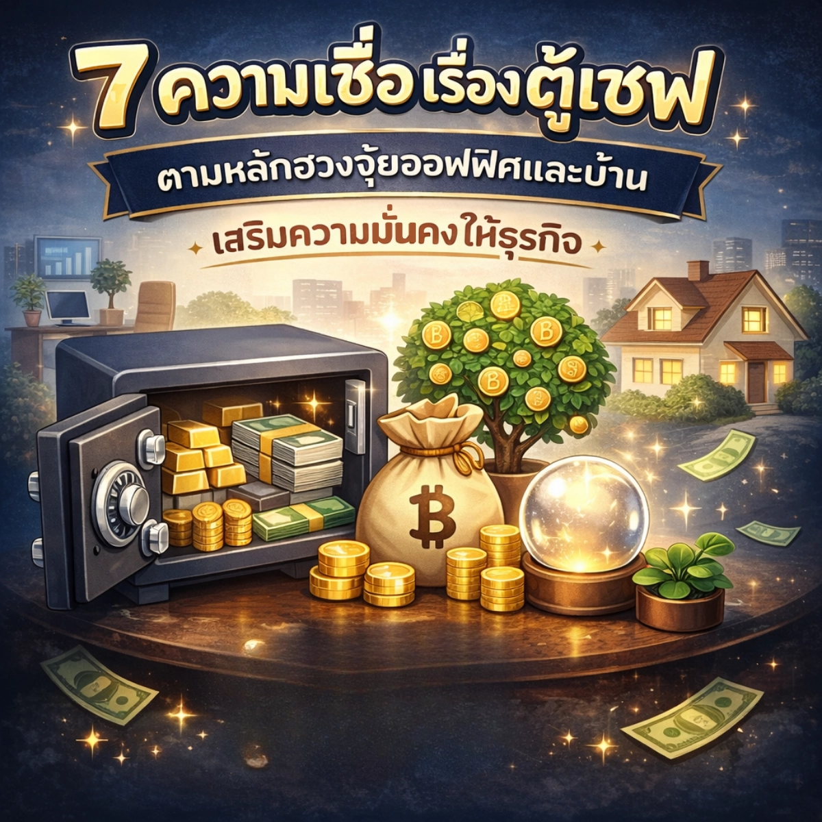 7 ความเชื่อเรื่องตู้เซฟ ตามหลักฮวงจุ้ยออฟฟิศและบ้าน เสริมความมั่นคงให้ธุรกิจ