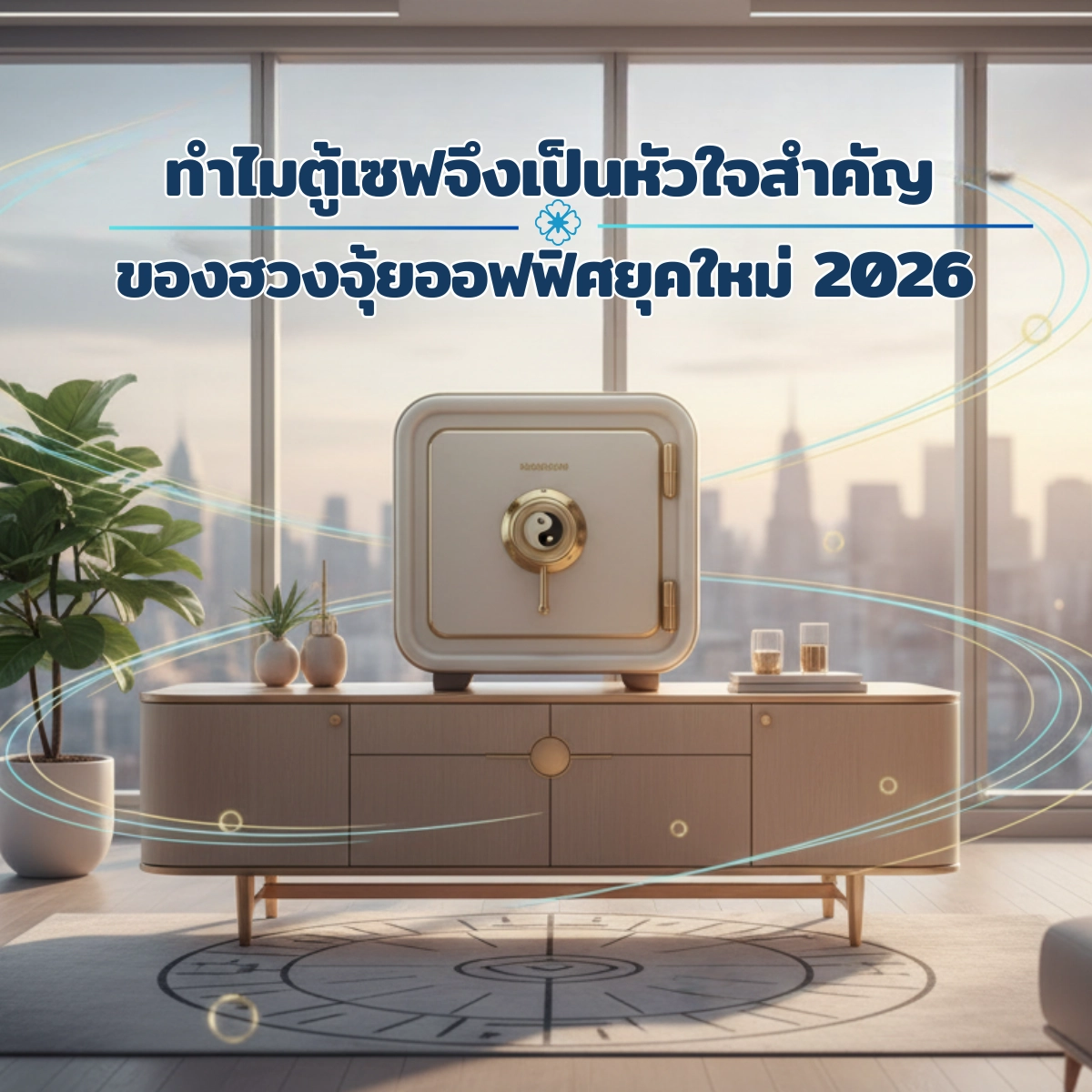 ทำไม “ตู้เซฟ” จึงเป็นหัวใจสำคัญของฮวงจุ้ยออฟฟิศยุคใหม่ ปี 2026