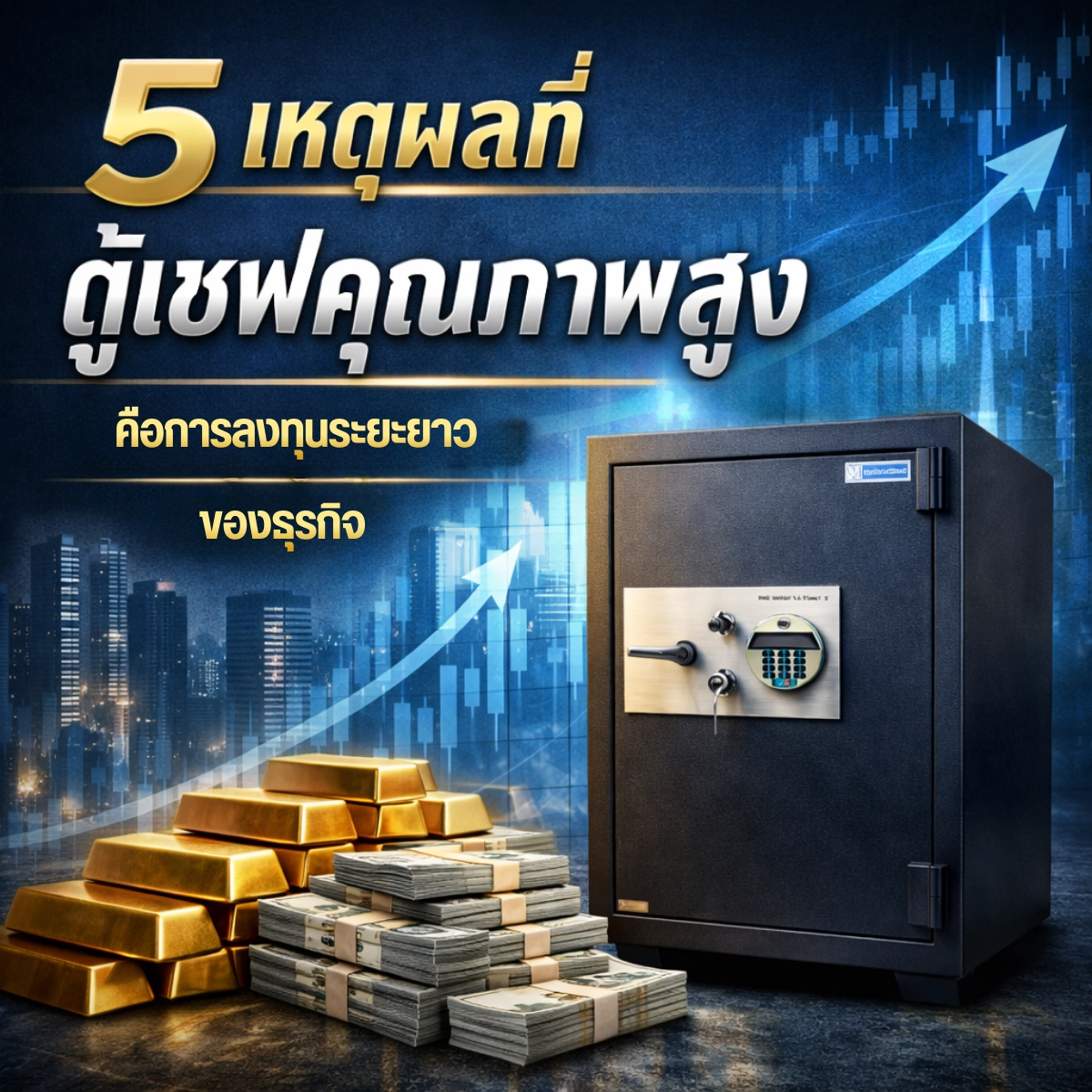 5 เหตุผลที่ “ตู้เซฟคุณภาพสูง” คือการลงทุนระยะยาวของธุรกิจ